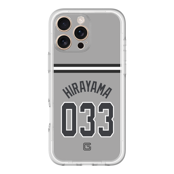 スリムプロテクションプレミアムケース［ 読売ジャイアンツ - #033 HIRAYAMA - ビジター ］