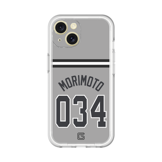 スリムプロテクションプレミアムケース［ 読売ジャイアンツ - #034 MORIMOTO - ビジター ］