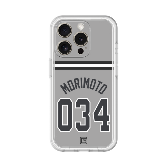 スリムプロテクションプレミアムケース［ 読売ジャイアンツ - #034 MORIMOTO - ビジター ］