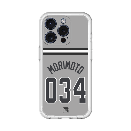スリムプロテクションプレミアムケース［ 読売ジャイアンツ - #034 MORIMOTO - ビジター ］