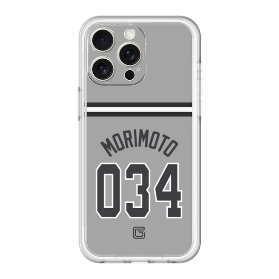 スリムプロテクションプレミアムケース［ 読売ジャイアンツ - #034 MORIMOTO - ビジター ］