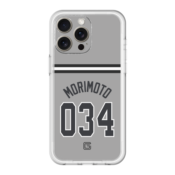 スリムプロテクションプレミアムケース［ 読売ジャイアンツ - #034 MORIMOTO - ビジター ］