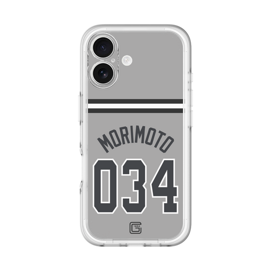 スリムプロテクションプレミアムケース［ 読売ジャイアンツ - #034 MORIMOTO - ビジター ］