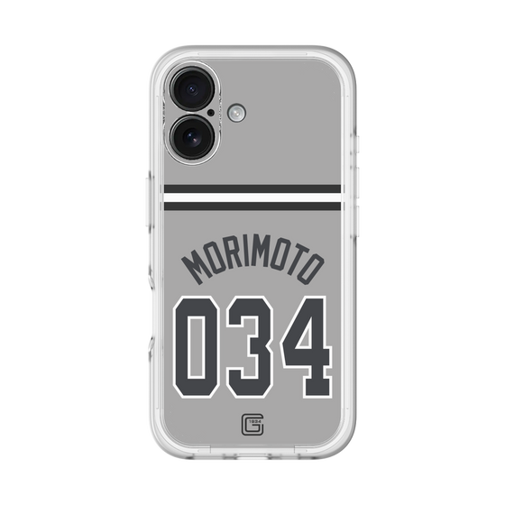 スリムプロテクションプレミアムケース［ 読売ジャイアンツ - #034 MORIMOTO - ビジター ］