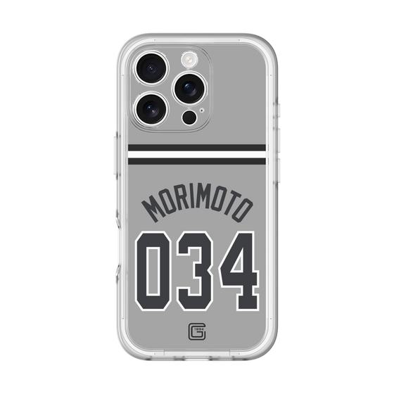 スリムプロテクションプレミアムケース［ 読売ジャイアンツ - #034 MORIMOTO - ビジター ］