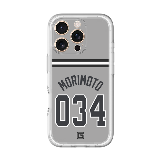 スリムプロテクションプレミアムケース［ 読売ジャイアンツ - #034 MORIMOTO - ビジター ］