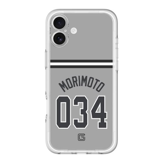 スリムプロテクションプレミアムケース［ 読売ジャイアンツ - #034 MORIMOTO - ビジター ］