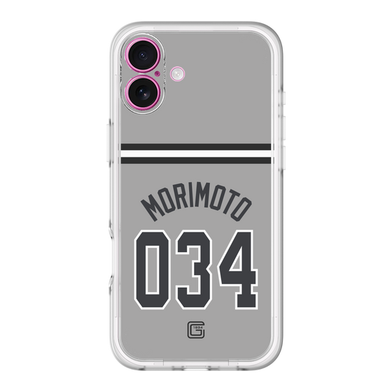スリムプロテクションプレミアムケース［ 読売ジャイアンツ - #034 MORIMOTO - ビジター ］