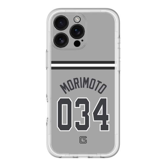 スリムプロテクションプレミアムケース［ 読売ジャイアンツ - #034 MORIMOTO - ビジター ］