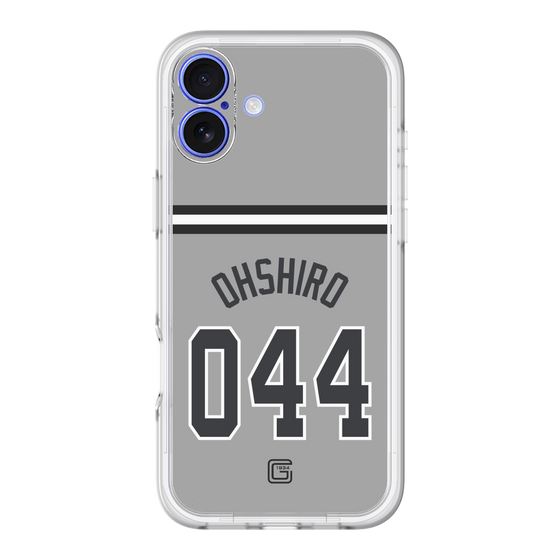 スリムプロテクションプレミアムケース［ 読売ジャイアンツ - #044 OHSHIRO - ビジター ］