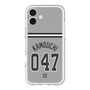 スリムプロテクションプレミアムケース［ 読売ジャイアンツ - #047 KAMOUCHI - ビジター ］