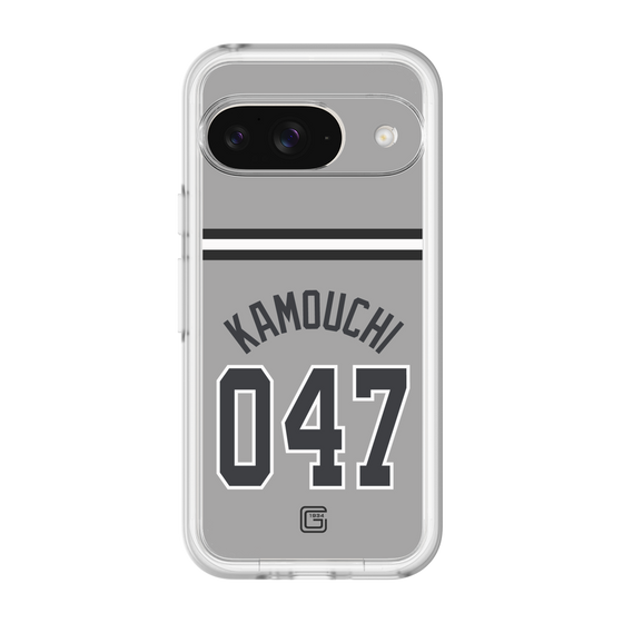 スリムプロテクションプレミアムケース［ 読売ジャイアンツ - #047 KAMOUCHI - ビジター ］