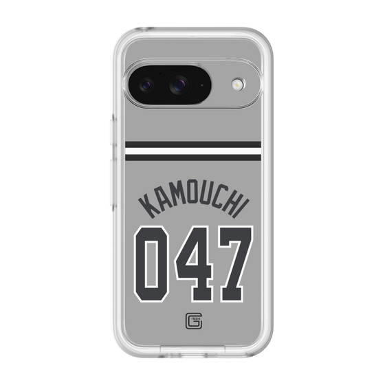 スリムプロテクションプレミアムケース［ 読売ジャイアンツ - #047 KAMOUCHI - ビジター ］