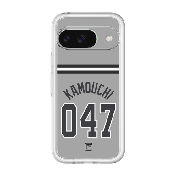 スリムプロテクションプレミアムケース［ 読売ジャイアンツ - #047 KAMOUCHI - ビジター ］