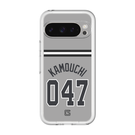 スリムプロテクションプレミアムケース［ 読売ジャイアンツ - #047 KAMOUCHI - ビジター ］