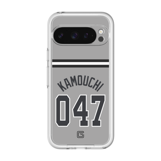 スリムプロテクションプレミアムケース［ 読売ジャイアンツ - #047 KAMOUCHI - ビジター ］