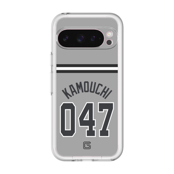 スリムプロテクションプレミアムケース［ 読売ジャイアンツ - #047 KAMOUCHI - ビジター ］