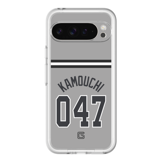 スリムプロテクションプレミアムケース［ 読売ジャイアンツ - #047 KAMOUCHI - ビジター ］