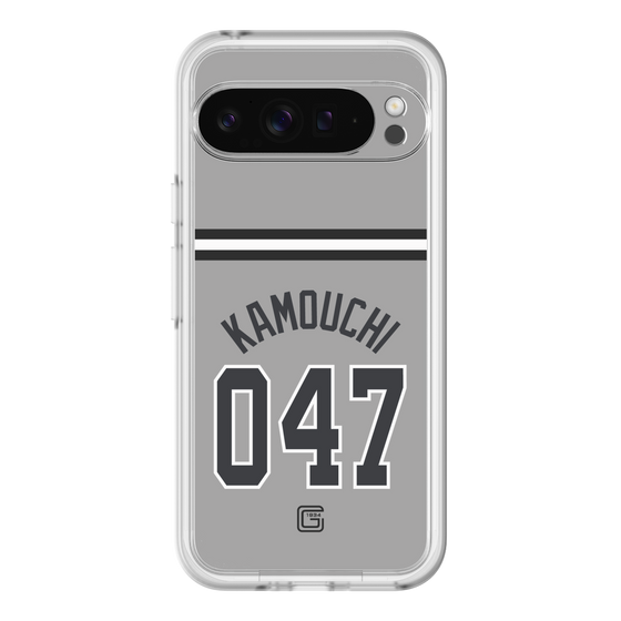 スリムプロテクションプレミアムケース［ 読売ジャイアンツ - #047 KAMOUCHI - ビジター ］