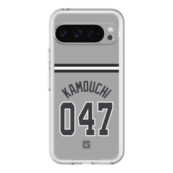 スリムプロテクションプレミアムケース［ 読売ジャイアンツ - #047 KAMOUCHI - ビジター ］
