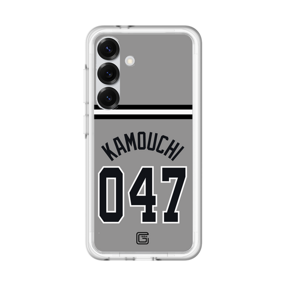 スリムプロテクションプレミアムケース［ 読売ジャイアンツ - #047 KAMOUCHI - ビジター ］