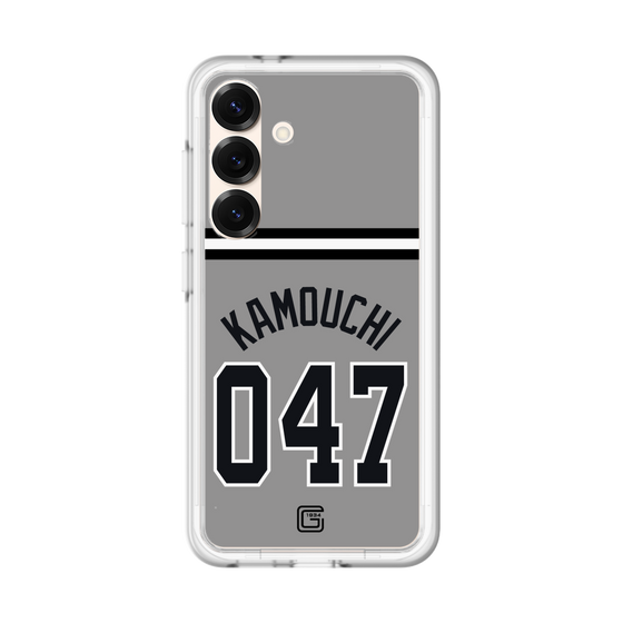 スリムプロテクションプレミアムケース［ 読売ジャイアンツ - #047 KAMOUCHI - ビジター ］