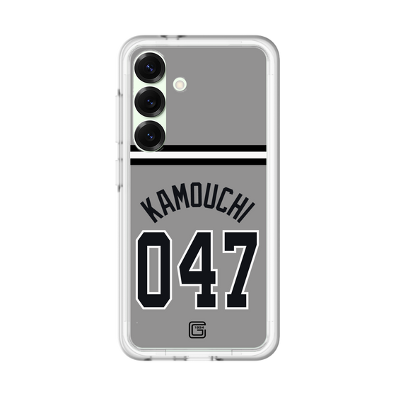 スリムプロテクションプレミアムケース［ 読売ジャイアンツ - #047 KAMOUCHI - ビジター ］