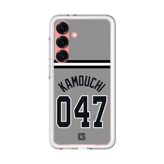 スリムプロテクションプレミアムケース［ 読売ジャイアンツ - #047 KAMOUCHI - ビジター ］