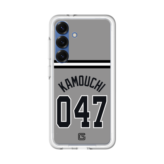 スリムプロテクションプレミアムケース［ 読売ジャイアンツ - #047 KAMOUCHI - ビジター ］