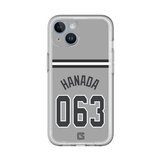 スリムプロテクションプレミアムケース［ 読売ジャイアンツ - #063 HANADA - ビジター ］