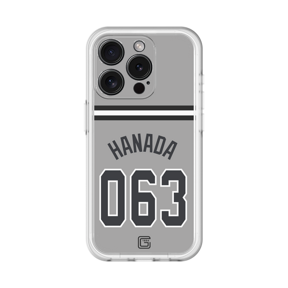 スリムプロテクションプレミアムケース［ 読売ジャイアンツ - #063 HANADA - ビジター ］