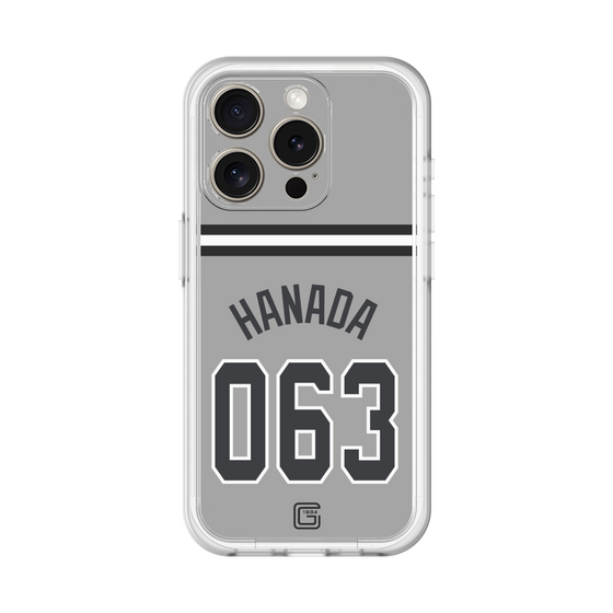 スリムプロテクションプレミアムケース［ 読売ジャイアンツ - #063 HANADA - ビジター ］