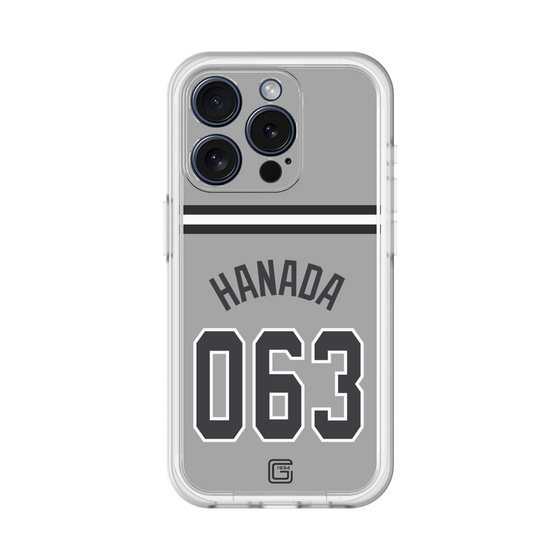 スリムプロテクションプレミアムケース［ 読売ジャイアンツ - #063 HANADA - ビジター ］