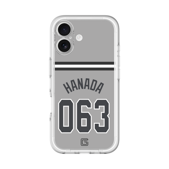 スリムプロテクションプレミアムケース［ 読売ジャイアンツ - #063 HANADA - ビジター ］