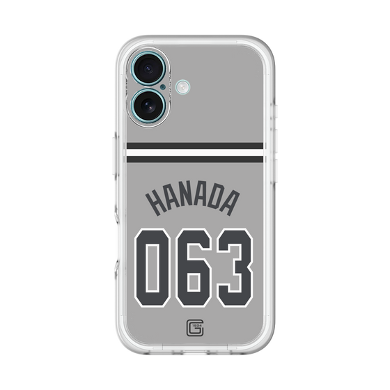 スリムプロテクションプレミアムケース［ 読売ジャイアンツ - #063 HANADA - ビジター ］