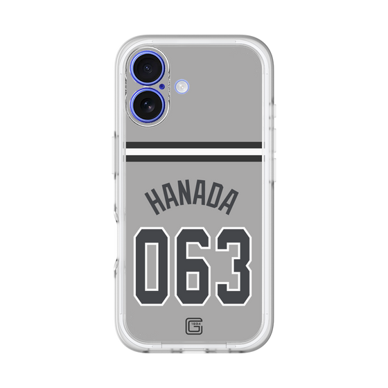 スリムプロテクションプレミアムケース［ 読売ジャイアンツ - #063 HANADA - ビジター ］
