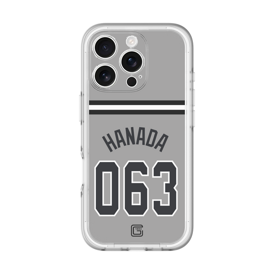 スリムプロテクションプレミアムケース［ 読売ジャイアンツ - #063 HANADA - ビジター ］