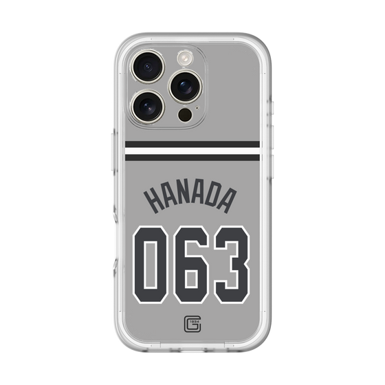 スリムプロテクションプレミアムケース［ 読売ジャイアンツ - #063 HANADA - ビジター ］