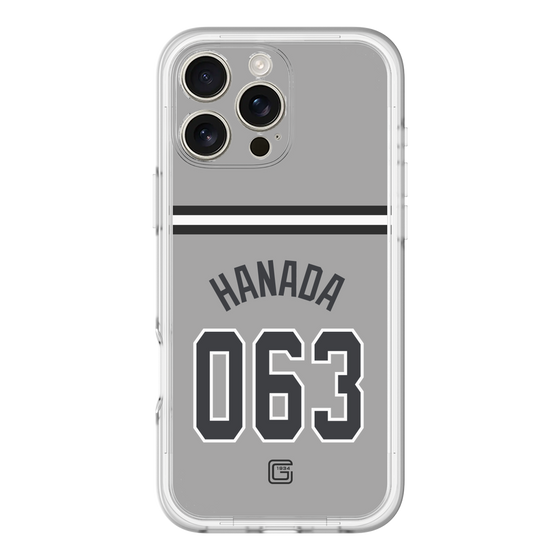スリムプロテクションプレミアムケース［ 読売ジャイアンツ - #063 HANADA - ビジター ］
