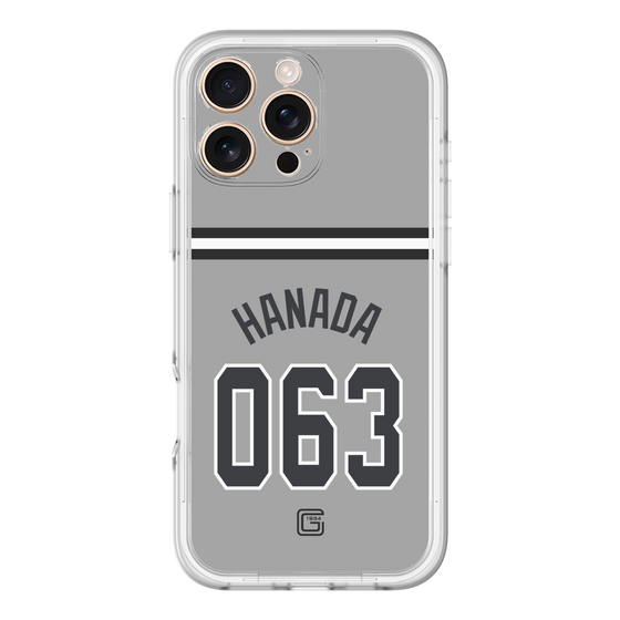 スリムプロテクションプレミアムケース［ 読売ジャイアンツ - #063 HANADA - ビジター ］
