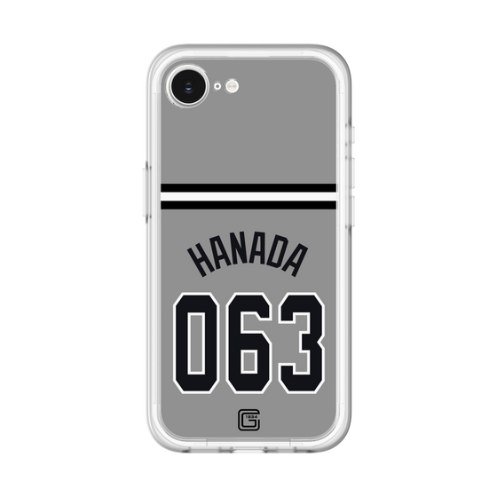 スリムプロテクションプレミアムケース［ 読売ジャイアンツ - #063 HANADA - ビジター ］