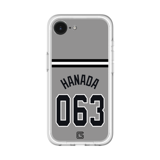 スリムプロテクションプレミアムケース［ 読売ジャイアンツ - #063 HANADA - ビジター ］