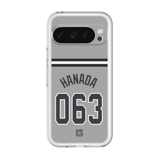 スリムプロテクションプレミアムケース［ 読売ジャイアンツ - #063 HANADA - ビジター ］