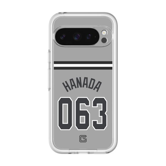 スリムプロテクションプレミアムケース［ 読売ジャイアンツ - #063 HANADA - ビジター ］