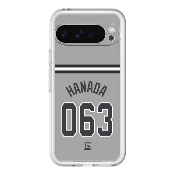スリムプロテクションプレミアムケース［ 読売ジャイアンツ - #063 HANADA - ビジター ］