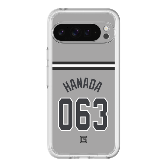 スリムプロテクションプレミアムケース［ 読売ジャイアンツ - #063 HANADA - ビジター ］