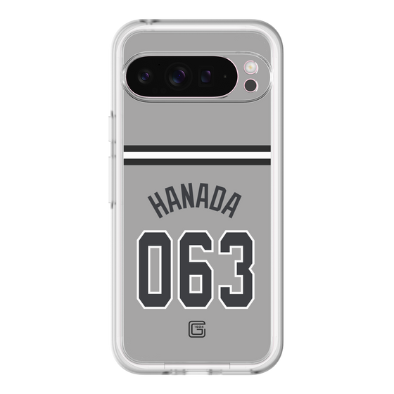 スリムプロテクションプレミアムケース［ 読売ジャイアンツ - #063 HANADA - ビジター ］
