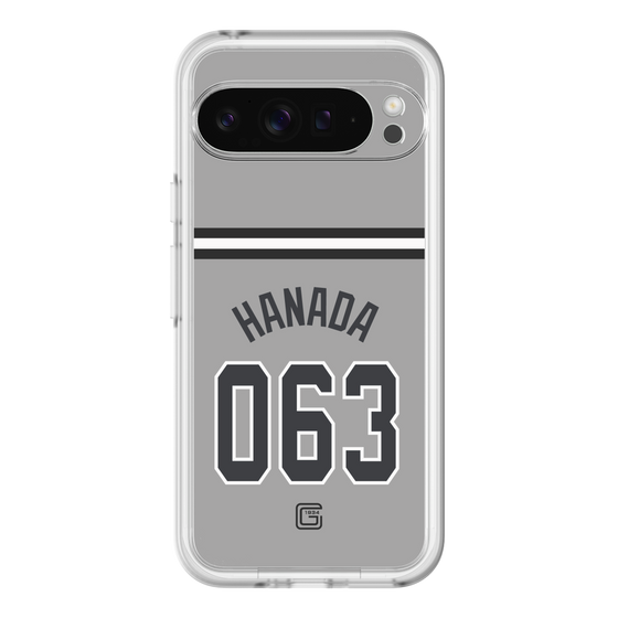 スリムプロテクションプレミアムケース［ 読売ジャイアンツ - #063 HANADA - ビジター ］