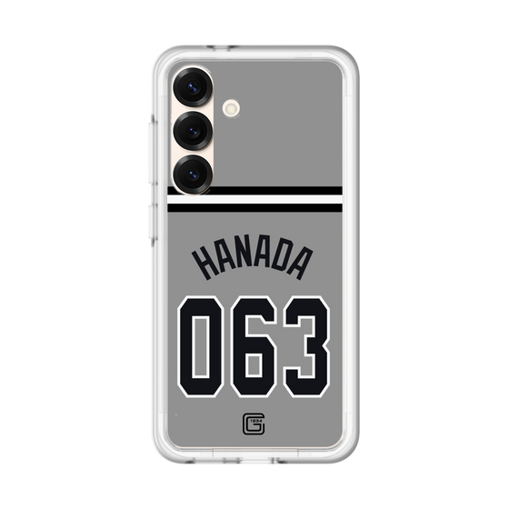 スリムプロテクションプレミアムケース［ 読売ジャイアンツ - #063 HANADA - ビジター ］