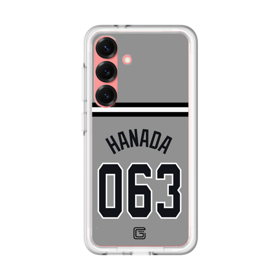 スリムプロテクションプレミアムケース［ 読売ジャイアンツ - #063 HANADA - ビジター ］